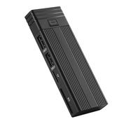 NONDK Concentrador USB C 5 en 1 de Aluminio de 10 Gbps, Carcasa para SSD M.2 NVMe NGFF, Caja NVMe, Lector de Tarjetas SD/TF, Base HUB Tipo C