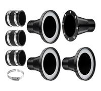 NONDK Conexiones Magnéticas de 4" A 2,5" para Mangueras de Aspiradoras de Taller de Carpintería, Colector de Polvo Magnético de A Varios