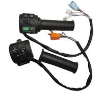 NONDK Conjunto de Acelerador e Interruptor para Bicicleta Eléctrica con Controles Integrados y Luz de Freno/Encendido/Cambio de Marchas//Inversión en el Manillar