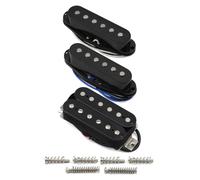 NONDK Conjunto de Pastillas para Guitarra Eléctrica HSS SSH, Pastillas de Doble Riel Caliente, de Bobina Simple y Humbucker, Color Negro 5K+5K+14K.