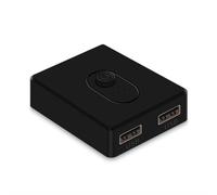 NONDK Conmutador KVM USB 2.0 Conmutador 1X2/2X1 Divisor USB Controlador Compartido para Computadora PortáTil Impresora Teclado RatóN, B