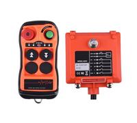 NONDK Control Remoto Industrial Q200 de 2 Botones, Resistente Al Agua IP65, Controlador Inalámbrico para Grúa Aérea Industrial CA-CC 12-24 V