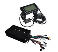 NONDK Controlador de Bicicleta Eléctrica 48 V-72 V, 60 A, 3000 W + Pantalla SW900, Sinusoidal Modo Dual, Controlador 18 Tubos para Reacondicionamiento Bicicleta Montaña con Motor