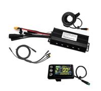 NONDK Controlador de Bicicleta Eléctrica de Modos 24 V/36 V/48 V con Pantalla A Color LCD S866 Conector Impermeable Piezas de Conversión de Motor de 1000 W, A
