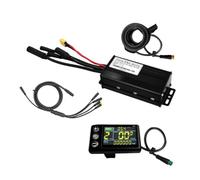 NONDK Controlador de Bicicleta Eléctrica de Modos 24 V/36 V/48 V con Pantalla A Color LCD S866 Conector Impermeable Piezas de Conversión de Motor de 1000 W, B