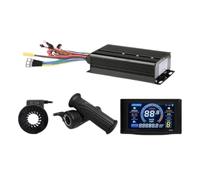 NONDK Controlador de Modos para Bicicleta Eléctrica, 80 A, 48 V-72 V, Controlador de Sinusoidal S966, Pantalla A Color, Accesorios para Bicicletas Eléctricas.