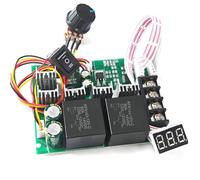 NONDK Controlador de Velocidad de Motor CC PWM de 12 V-48 V/40 A, con Interruptor de/Retroceso, Pantalla LED y Potenciómetro Ajustable.