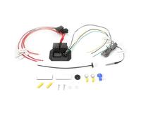 NONDK Controlador Digital de Ventiladores de Radiador, Interruptor de 12 V, Rango de Temperatura Ajustable, Kit de Interruptor de Ventilador Eléctrico Térmico Digital 0444