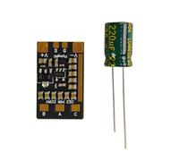 NONDK Controlador Electrónico de Velocidad Mini AM32 ESC de 6-26 V, 2-6S, 40 A, 32 bits, para Dron FPV, Modelo de Coche RC, Sin Cables.