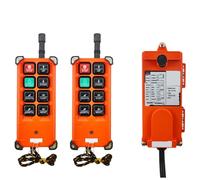 NONDK Controlador Remoto de Grúa Industrial 2 Transmisores 1 Receptor Interruptores Inalámbricos Interruptor de Grúa para Grúa Elevadora AC 220V Interruptor de Elevación