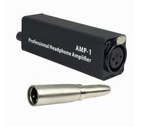 NONDK Convertidor de Amplificador de Auriculares Portátil XLR A Interfaz de Audio de 3,5 mm Mini Amplificador de Auriculares HiFi Amplificador de Montaje en Clip