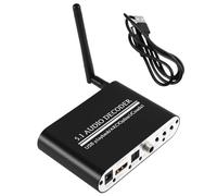 NONDK Convertidor de Decodificador de Audio 5.1 Decodificador de Audio de 5.1 Canales con Bluetooth ARC/Spdif/Coaxial/Bluetooth 5.0/Entrada USB Flash