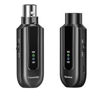 NONDK Convertidor de Micrófono Inalámbrico 2.4G XLR de Micrófono Inalámbrico Transmisor y Receptor para Micrófono Dinámico