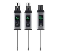 NONDK Convertidor de Micrófono Inalámbrico Transmisor Receptor de Micrófono XLR Inalámbrico de Micrófono Dinámico B
