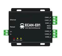 NONDK Convertidor de Protocolo Can A Ethernet, Protocolo CAN2.0, Relé Can ECAN-E01, Convertidor UDP CC 8-28 V, Canal Doble
