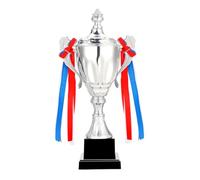 NONDK Copa de Trofeo de Plata de 11,8 Pulgadas para Competiciones de Reuniones Deportivas, Premios del Equipo de Fútbol y Recuerdos de Fiestas de Competición