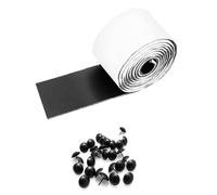 NONDK Correa de de Madera Sintética de 5 Pies, Correa Flexible para Ocultar Huecos de, Correa de Aspecto Metálico para de Madera, Productos Arquitectónicos para