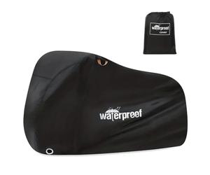 NONDK Cubierta de Bicicleta para 1 A 2 Bicicletas, Protector Impermeable para Almacenamiento de Bicicletas Al Aire Libre Lluvia Sol UV Polvo Cubierta de Bicicleta A Prueba de Viento