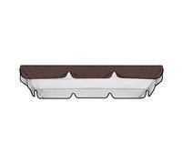 NONDK Cubierta Superior para Columpio Aire Libre, Cubierta para Silla, Cubierta para Toldo, Columpio para Parque, Refugio Lluvia, Cubierta Impermeable para Muebles Color Café