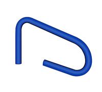 NONDK Cubiertas de Barandilla de Piscina Cubiertas de Pasamanos de Piscina con Cremallera - Cubierta Deslizante de Riel de Agarre Manual para Piscina Enterrada de 6 Pies