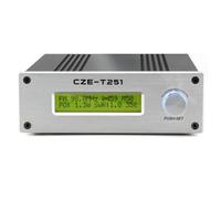 NONDK CZE-T251 Transmisor de Transmisión FM de Larga Cobertura 25 W 25 Vatios para Equipos de Estaciones de Radio de Iglesias de Automóviles