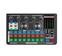 NONDK D996 Mezclador de Audio Tarjeta de Sonido en Efectos y Equipos de Estudio Cambiador de Voz Bluetooth Incorporado Cancelación de Ruido
