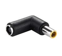 NONDK DC 7909 Macho a DC 7909 Hembra Conector Adaptador De Potencia para Ordenador Portátil Notebook, Codo De Ángulo Recto De 90 Grados