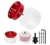 NONDK de 6,25 Pulgadas para Luces Empotradas, 6-1/4 Pulgadas con Kit Depósito para Polvo para Luces Empotradas,Cortador 6 Pulgadas para Madera Techo