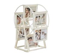 NONDK de Fotos de Noria Giratorio Vintage Retro, de Fotos Familiar Personalizado para DecoracióN del Hogar de 12 Fotos A