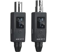 NONDK de Micrófono Inalámbrico con Transmisor y Receptor XLR para Micrófonos Dinámicos/de Condensador, Guitarra Eléctrica/Bajo