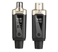 NONDK de Micrófono Inalámbrico UHF, Transmisor y Receptor Inalámbrico, Adaptador Convertidor de Micrófono XLR para Micrófono Dinámico de Condensador.