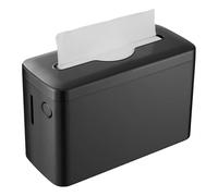 NONDK de Mostrador, Dispensador de Toallas de Mano para Baño, Dispensador Comercial de Toallas de Papel Plegables, Color Negro.