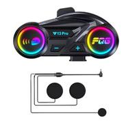 NONDK de Motocicleta Y13 Pro con Intercomunicador Bluetooth, Alcance de 500 M, Chip V6.0, Radio FM Estéreo, Mezcla de Música, Micrófono Suave.