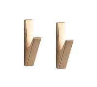 NONDK de Pared Mate, Accesorios de BañO, para Abrigos, Toallas, para Llaves, Sombreros, Bolsas, Gancho para el Hogar, Dorado