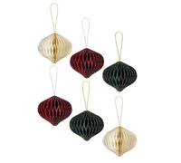 NONDK Decoración Colgante de de Abeja de Papel de Navidad Adorno Colgante para Árbol de Navidad de Año Decoración para Bodas, Baby Showers y el Hogar B