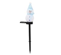 NONDK Decoraciones NavideñAs Luces Solares DecoracióN de JardíN al Aire Libre MuñEco de Nieve-Adornos NavideñOs DecoracióN de JardíN con EnergíA Solar F