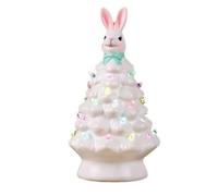 NONDK Decoraciones para Árboles de Conejitos de Pascua, Iluminan el Árbol de Conejitos de Pascua con Cuentas de Lámpara de Colores, B Artificial Operado