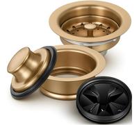 NONDK Desagües y Coladores de Cocina Colador de Dorado Kit de Reemplazo de Colador de Desagüe de Acero Inoxidable