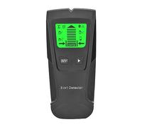 NONDK Detector de Metales de Pared Buscador ElectróNico de Postes de Madera EscáNer de Alambre Pantalla LCD TH210 Negro