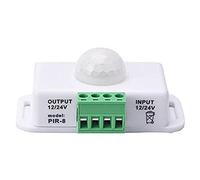 NONDK Detector de Sensor de Movimiento Infrarrojo PIR, Interruptor de Sensor de Movimiento de Luz de Tira DC 12V-24V, para Armario Armario Escaleras Cocina