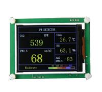 NONDK Detector Digital de Calidad del Aire PM2.5 CO2 para Coche de 2,8 Pulgadas y Alta Velocidad, Monitor de Gases Domésticos, Detector de Temperatura y Humedad.