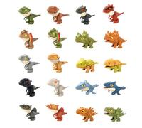 NONDK Dinosaurio de Dedo Modelo de Tiranosaurio Complicado Que Muerde la Mano Dinosaurio Jurásico Juguete para Niños Animales Articulaciones Móviles Regalo