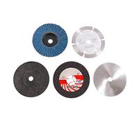 NONDK Disco de Corte de 5 Uds. de 75 Mm para Amoladora Angular de 10 Mm de DiáMetro Interior Hoja de Circular de Metal Muela Abrasiva Herramienta de Almohadillas de Lijado