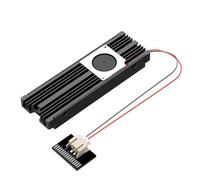 NONDK Disipador de NVME PCIE para Disco Duro SSD M2 2280 Disipador de de Aluminio Enfriador de Disipador de Almohadilla de Enfriamiento Térmico