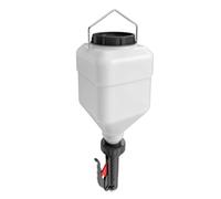 NONDK Dispensador Colgante para Mostaza, Ketchup y Mayonesa, de Gran Capacidad, 5,5 L, Color Negro.
