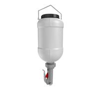 NONDK Dispensador de Condimentos Colgante de Gran Capacidad de 5,5 L para Mostaza, Ensalada, Kétchup y Mayonesa. Color Gris.
