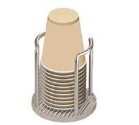 NONDK Dispensador de Vasos de Papel Portavasos Organizador de Vasos Almacenamiento Dispensador de Vasos de Fiesta Soporte de Almacenamiento de Vasos de, 11.5X13CmB