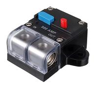 NONDK Disyuntor de 300A Disyuntor Reiniciable Disyuntor de Circuito Reiniciable de 300 Amperios BotóN de Reinicio Manual para Audio de AutomóVil