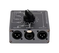 NONDK Divisor de Audio XLR Bidireccional, 1 Entrada, 5 Salidas, 5 Entradas, 1 Salida, Caja Divisora de Señal de Audio, Distribución de Audio