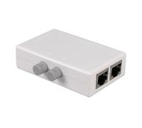 NONDK Divisor RJ45 de 2 Puertos Que Permite Cambiar Libremente Entre Redes Intranet y Extranet